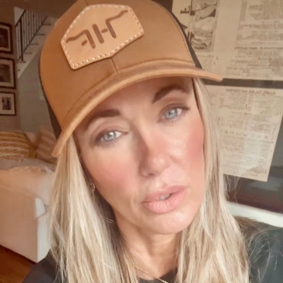 COPY - NWT- Leather patched farm branded from our longhorns trucker cap! Unisex - Picture 2 of 7